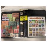 BINDER FULL OF ANTIQUE STAMPS, UNUSED STAMP