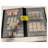 BINDER FULL OF ANTIQUE STAMPS - SOME GERMAN
