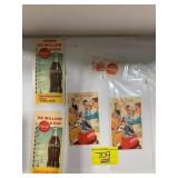5 1950S COKE INK BLOTTER CARDS