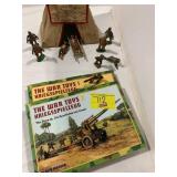 MANOIL OR BARCLAY? LEAD SOLDIERS W/ US ARTILLERY