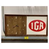 SUPER COOL 3FT LONG WOOD CASE VINTAGE IGA