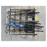 PALLET OF GOLF CLUBS OF ALL KINDS