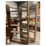 2 LARGE WOODEN BOOKSHELVES