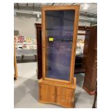 79' TALL WOODEN GUN CABINET