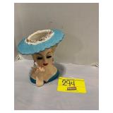 NAPCO MARKED LADY HEAD VASE - NO VISIBLE DAMAGE