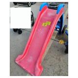 KIDS SLIDE, SMALL METAL & CANVAS WAGON