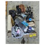 LADIES SHOES, CLOTHES, TRAVEL IRON BOARD, TRAVEL
