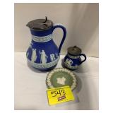 3 PIECES OF ANTIQUE WEDGWOOD