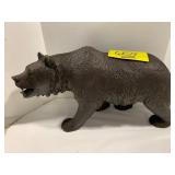 13' LONG ANTIQUE GERMAN CARVED WOOD BEAR FIGURE