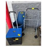 QUIK CART, SHOPPING CART, PLASTIC YARD CART