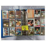 BINDER OF VINTAGE BASEBALL CARDS