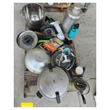 GAME LID, POTS & PANS OF ALL KINDS, KITCHEN