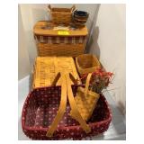 GROUP OF LONGABERGER BASKETS