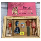 1962 BARBIE & KEN GIFT SET W/ BOTH DOLLS, CLOTHES