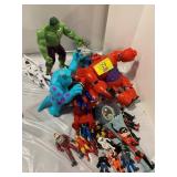 LARGE COLLECTION OF SUPER HERO TOYS & ACTION
