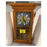 D&A OAK 31-DAY CENTENNIAL PARLOR CLOCK
