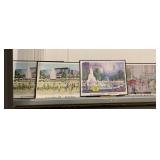 2003-2006 ART ON THE SQUARE PRINTS (4 TOTAL)