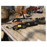 REMINGTON POLE SAW & 14' CHAINSAW, WORX WEED