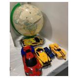 WORLD GLOBE (SOME PAPER LOSS), GROUP OF TOY