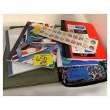GROUP OF SCHOOL NOTEBOOKS, VERA BRADLEY CASE, ETC