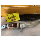 WHITE TAIL CUTLERY FIXED BLADE KNIFE W/ SHEATH