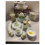SUNFLOWER THEMED CORELLE CHINA SET