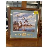 ABRUPT DEPARTURE DUCK HUNTING STAMP PRINT