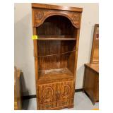 CARVED WOOD ENTERTAINMENT CABINET
