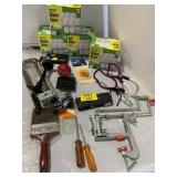LIGHTBULBS, APPLE PEELER, SLINGSHOT, PAINTING