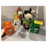 SNOOPY THEMED BUBBLE BATH BOTTLES