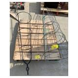 TOMATO CAGES, METAL VINE GROWING RACK