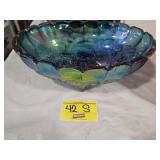 CARNIVAL GLASS 4-FOOT FRUIT BOWL