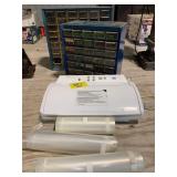 FOODSAVER W/ ROLLS, 2 PARTS ORGANIZERS W/ SOME