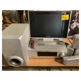 SYLVANIA HDTV, RCA SOUND PROCESSOR & SPEAKERS