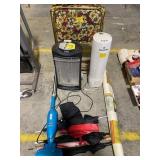 TV TRAYS, SUNBEAM HEATER, AIR PURIFYER?,