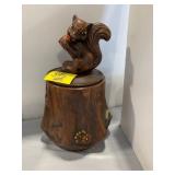 MCM SQUIRREL COOKIE JAR