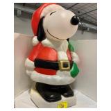 SNOOPY SANTA BLOWMOLD
