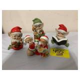 SET OF VINTAGE HOMCO GNOMES, PAIR OF VINTAGE MADE