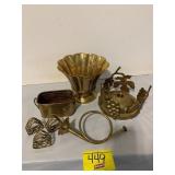 GROUP OF BRASS Dï¿½COR
