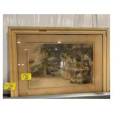 1904 AH SCHRAM 'SYMPHONY' LITHOGRAPH 23X32