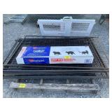METAL FENCE PIECES?, ANIMAL LIVE TRAP, BABY GATE