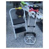 STEPSTOOL, 2-WHEEL DOLLY