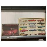 2 MUSTANG CAR PRINTS