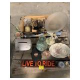 LIVE TO RIDE METAL SIGN, SHREDDER, HARLEY HAT,