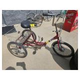 TRI-FECTA FOLDING 3-WHEELER TRICYCLE WITH REAR