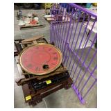PALLET OF BEDDING BARS & BASES, WALL CLOCK PIECE