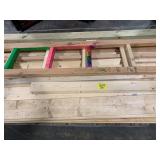 PALLET OF WOODEN PLANKS OF ALL SIZES & STYLES