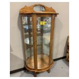 64' TALL GLASS-SHELF DISPLAY CABINET