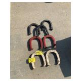 SET OF CAST IRON HORSESHOES