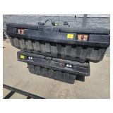 (2) PLASTIC TRUCK BOXES...WORK BOX & NO NAME